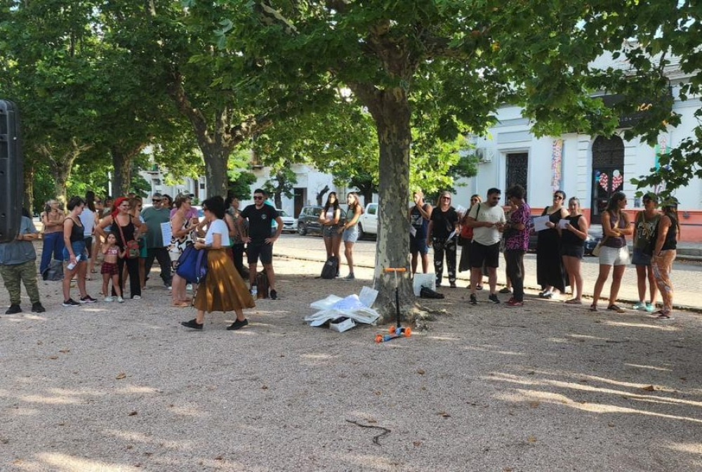 Marcha Federal del Orgullo Antifacista y Antirracista en Pigüé