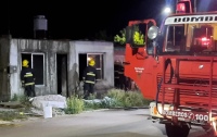 Incendio en una Vivienda en calle Montevideo al 700