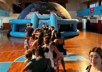 Planetario Móvil en el Club Independiente