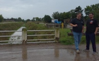 El intendente Nebot recorrió el distrito tras las intensas lluvias