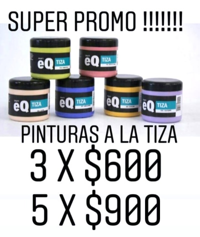 GRAN SUPER PROMO DE PINTURAS A LA TIZA EN "ALE ATELIER"