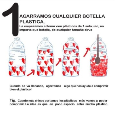 RECOLECTAN PLÁSTICO PARA FABRICAR "MADERA" PLASTICA