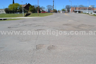 QUITARON LOS MOLDES DEL CORDÓN EN CALLE NUMA AYRINHAC