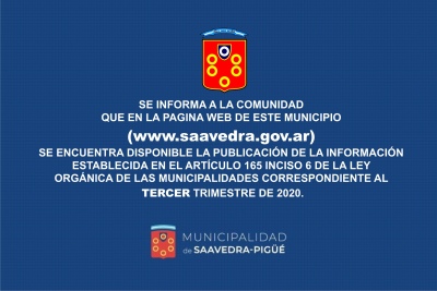 MUNICIPALIDAD DE SAAVEDRA (PIGÜÉ)