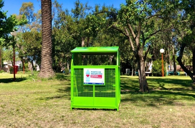 CANASTO "ECOBOTELLAS" EN ARROYO CORTO