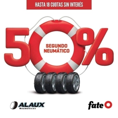 SIGUE LA PROMO DE-ME-DOS EN ALAUX NEUMATICOS