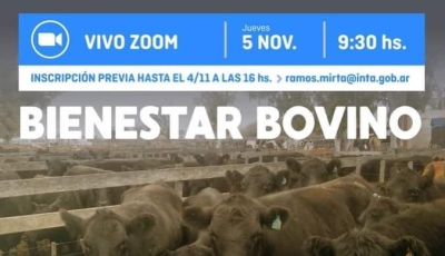 VIDEOCONFERENCIA SOBRE BIENESTAR BOVINO