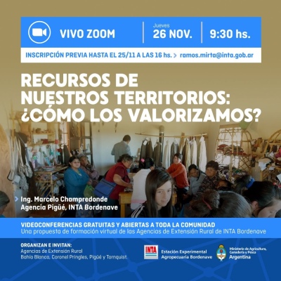 CHARLA SOBRE RECURSOS TERRITORIALES