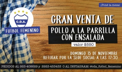 VENTA DE POLLOS A LA PARRILLA DEL DEPORTIVO ARGENTINO