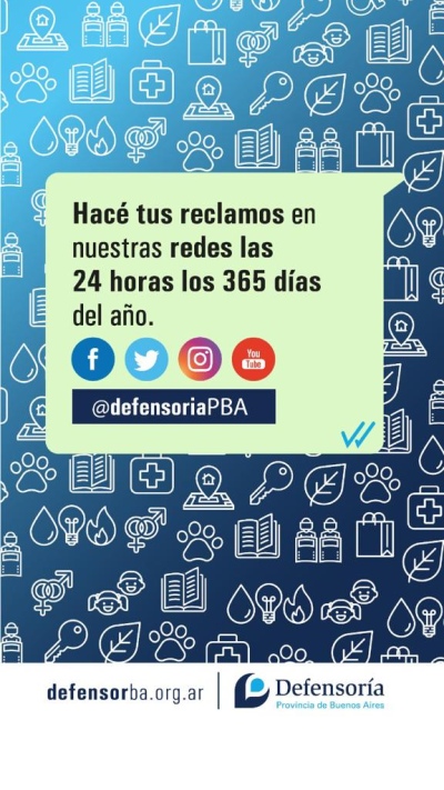 DEFENSORÍA DEL PUEBLO RECIBE RECLAMOS LAS 24 HORAS