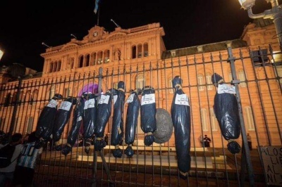 EL PJ DEL DISTRITO REPUDIÓ LA MANIFESTACION FRENTE A LA CASA ROSADA