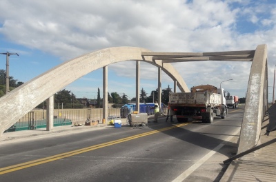 Vialidad finalizó los trabajos de puesta en valor en el "puente de las monjas"