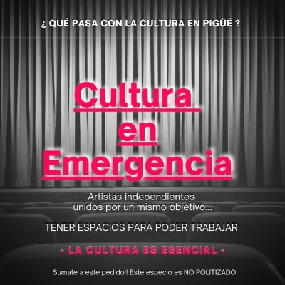 Trabajadores de la cultura piden ser escuchados por el municipio