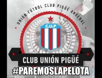 Unión Pigüé también paró la pelota