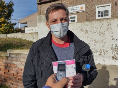 Notararigo recibió la vacuna contra Covid y pidió a los vecinos que se inscriban para vacunarse