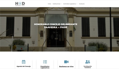 EL HCD TIENE PAGINA WEB PROPIA