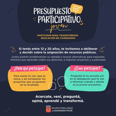 Presupuesto Participativo Joven