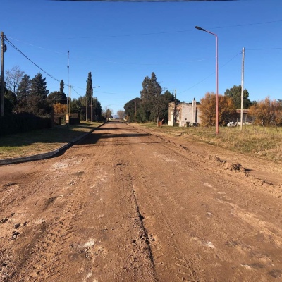 Mantenimiento de calles en Arroyo Corto