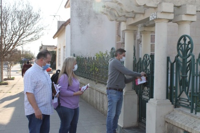 PRECANDIDATOS JUNTO AL INTENDENTE RECORRIEDO PIGÜÉ Y LOCALIDADES DEL DISTRITO