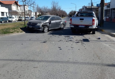 Choque en Casey y Liniers