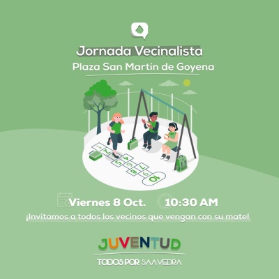 Jornada Vecinalista en Goyena