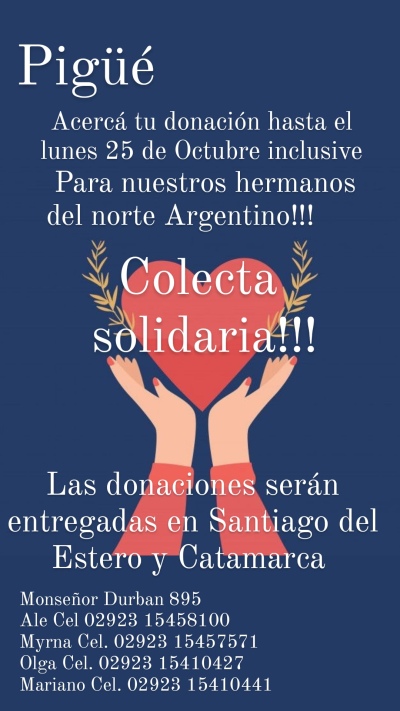 Reciben donaciones para un viaje solidario a Fiambalá y Loreto