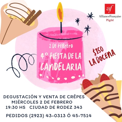 Deliciosas crêpes para la Fiesta de la Candelaria