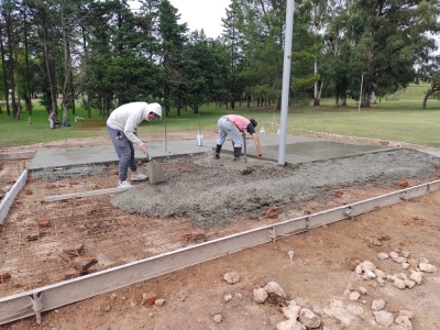 Avanza la obra del monumento a Malvinas