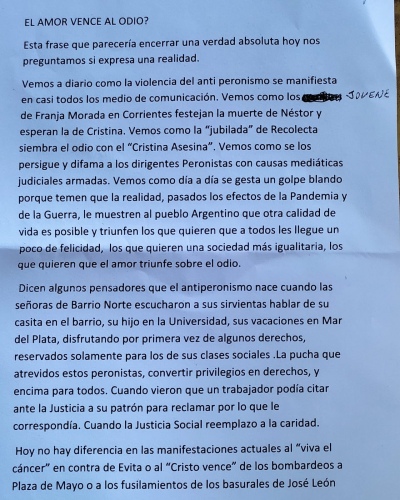 "Viejos peronistas" se sienten atacados