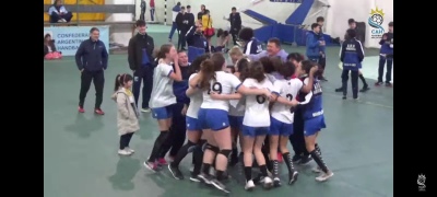 Las Cefitas campeonas argentinas de handball con Bahía Blanca