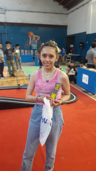 Alumna de la Escuela Técnica es subcampeona en la Competencia Internacional de Robótica