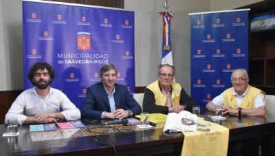 Pedro Aznar y Cruzando el charco para la fiesta de Pigüé