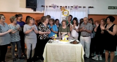 Conmovedor festejo por los 17 años del grupo "SOL"