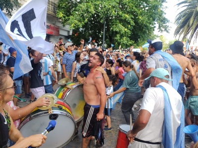 ARGENTINA ES CAMPEÓN MUNDIAL Y PIGÜÉ FESTEJA !!!!