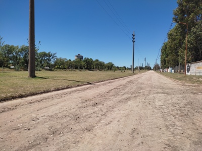 Repararon los baches en calle Brown