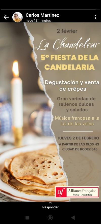 Más de 800 crêpes para la fiesta de la Candelaria