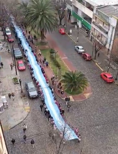 Alumnos de cuarto grado prometieron lealtad a la bandera nacional