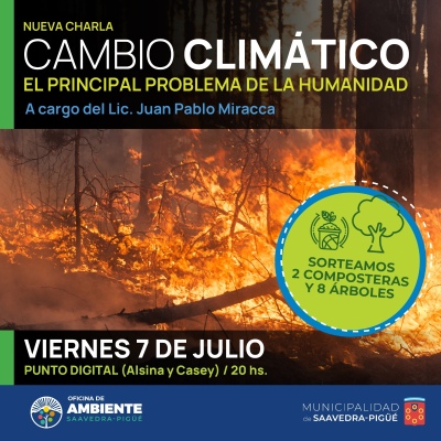 “El cambio climático es una realidad que debemos abordar entre todos”