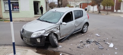 CHOQUE EN LAVALLE Y RIVADAVIA