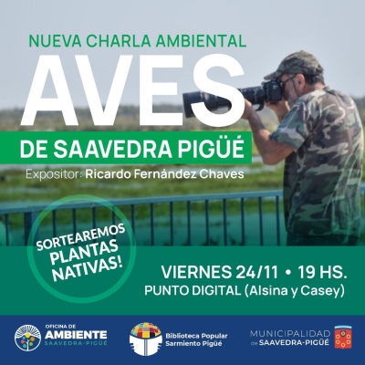 NUEVA CHARLA AMBIENTAL