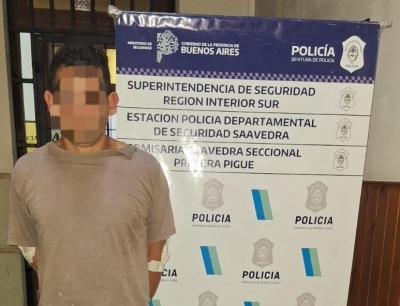 Aprehendido por desobediencia, amenaza y violación de domicilio y resistencia a la autoridad