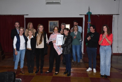 Reconocimiento a los 25º Aniversario del Taller Protegido “Un Nuevo Sol”, de la localidad de Saavedra