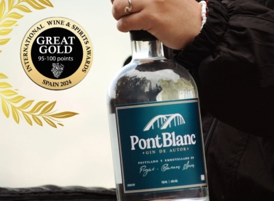 El Gin Pont Blanc de Pigüé ganador de un premio internacional