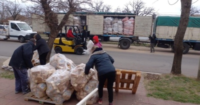 Donación de galletitas de la empresa Granix