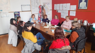 Visita de la Dra. Regional del Ministerio de Mujeres Ximena Martel al Bloque Justicialista