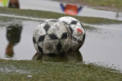 Debido a la lluvia hubo suspensiones